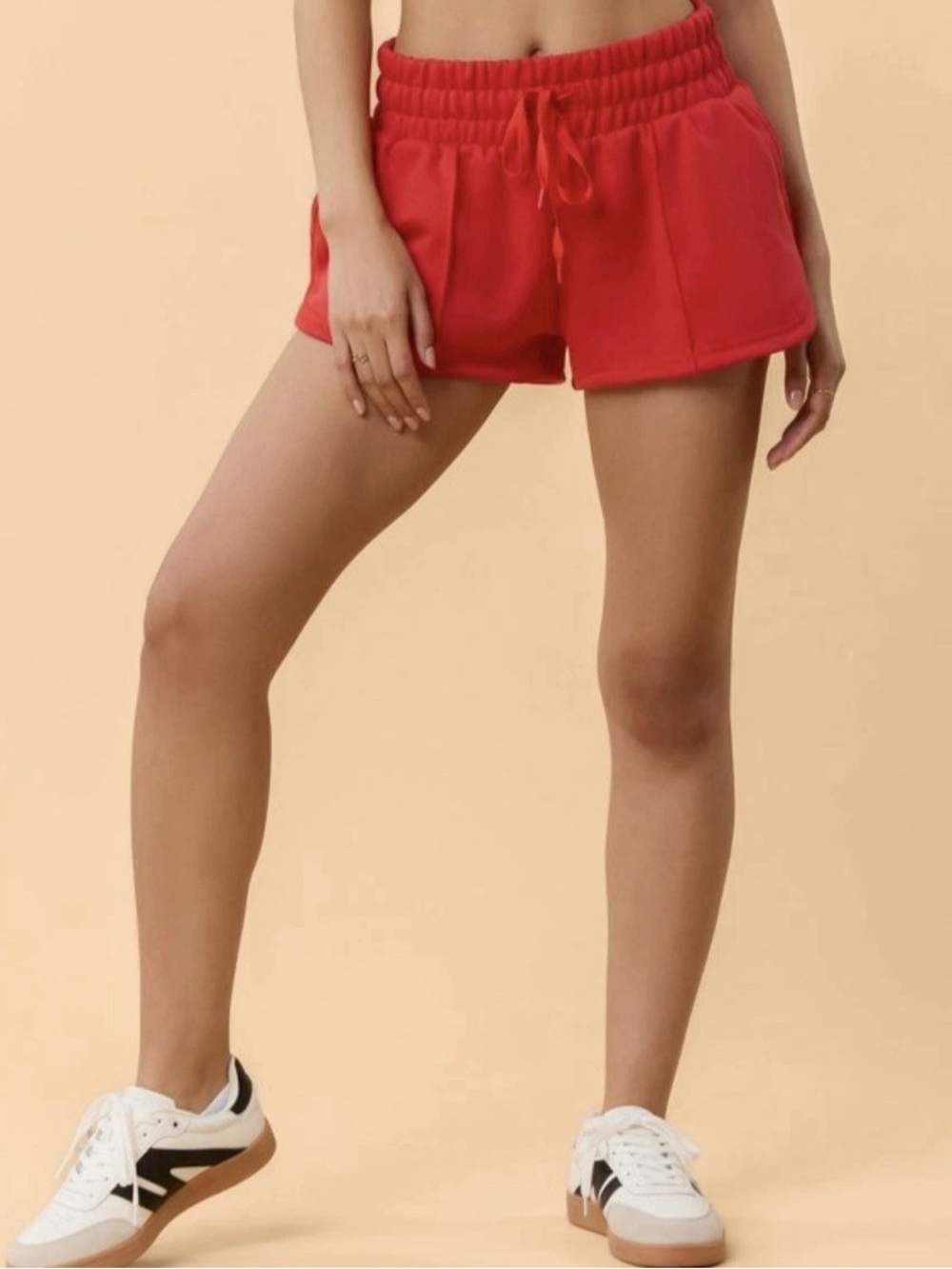 Blogilates Women's Marshmallow Dolphin Shorts Red Size S